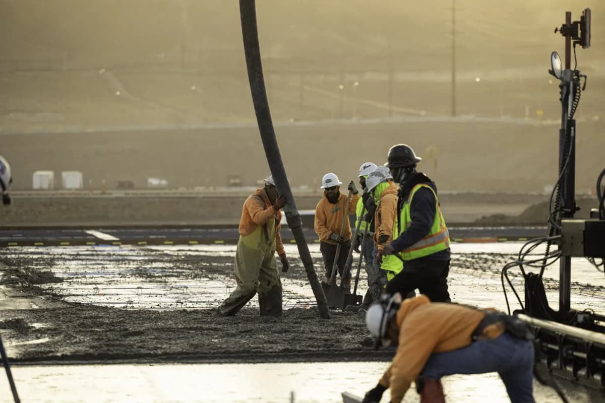 Bonanno Concrete team at work